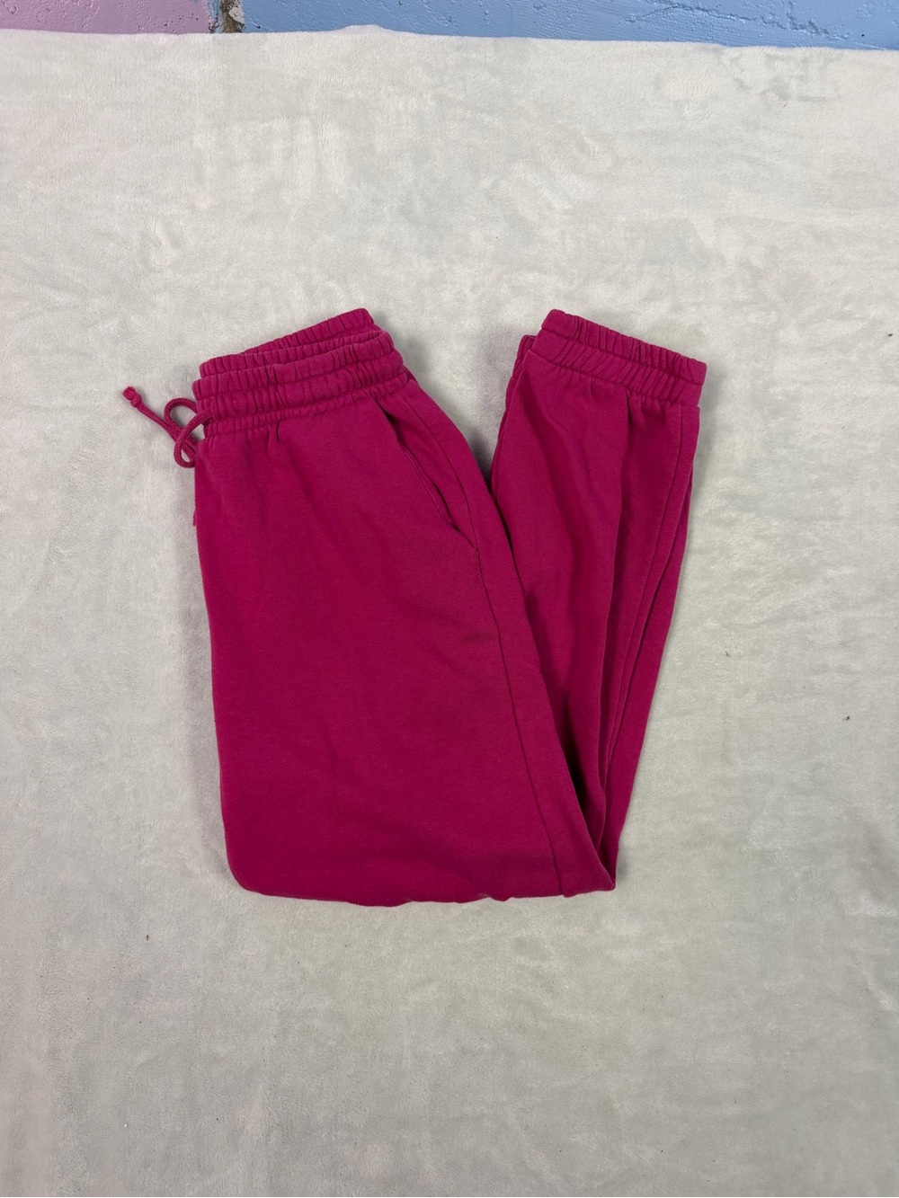 Kids Fuchsia Pull-On Sweatpants